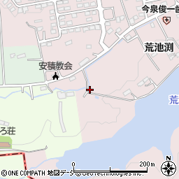 福島県郡山市安積町笹川荒池渕26-4周辺の地図