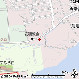 福島県郡山市安積町笹川荒池渕26-9周辺の地図