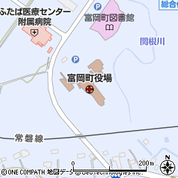福島県双葉郡富岡町周辺の地図