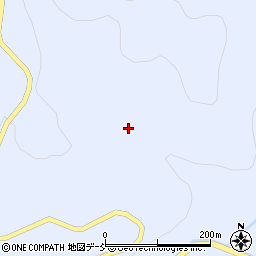 福島県只見町（南会津郡）布沢（松坂山）周辺の地図