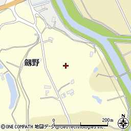 新潟県柏崎市劔野周辺の地図