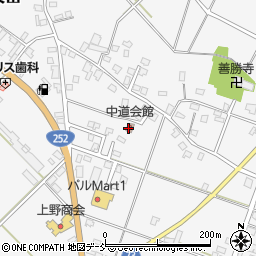 中道会館周辺の地図