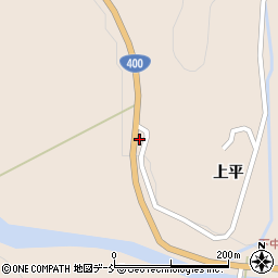 福島県昭和村（大沼郡）下中津川（梅木下モ）周辺の地図