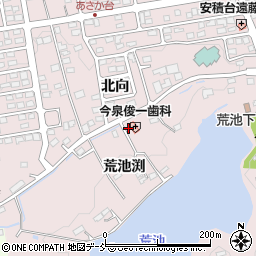 福島県郡山市安積町笹川荒池渕11-4周辺の地図