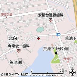 福島県郡山市安積町笹川荒池渕5周辺の地図