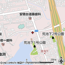 福島県郡山市安積町笹川荒池渕1周辺の地図