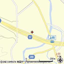 石川県鳳珠郡能登町上町周辺の地図