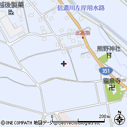 新潟県小千谷市高梨町周辺の地図