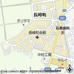 長峰町会館周辺の地図