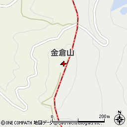 金倉山周辺の地図