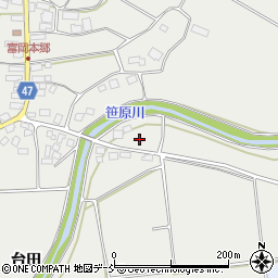 福島県郡山市三穂田町富岡頓学周辺の地図