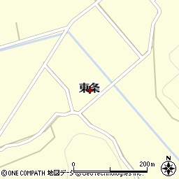 新潟県柏崎市東条周辺の地図