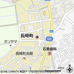 新潟県柏崎市長峰町周辺の地図
