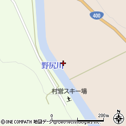 福島県大沼郡昭和村下中津川長瀞周辺の地図