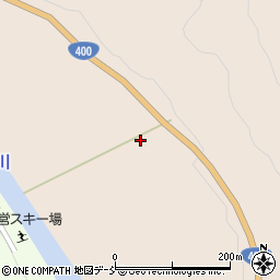 福島県昭和村（大沼郡）下中津川（上谷地）周辺の地図