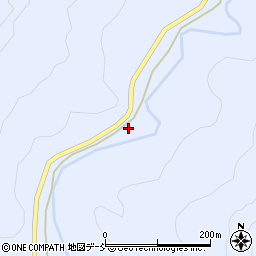 福島県只見町（南会津郡）布沢（黒滝）周辺の地図