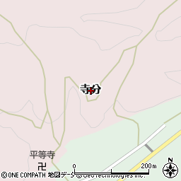 石川県鳳珠郡能登町寺分周辺の地図