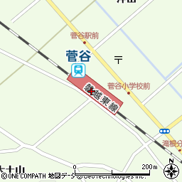 福島県田村市周辺の地図