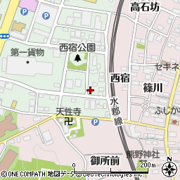 パーク西宿Ｃ周辺の地図