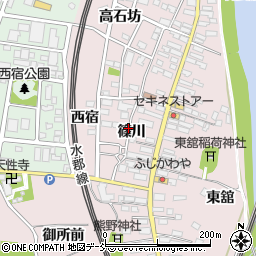 福島県郡山市安積町笹川篠川周辺の地図