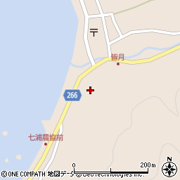 石川県輪島市門前町皆月（ヘ）周辺の地図