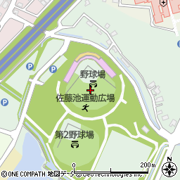 佐藤池運動広場周辺の地図