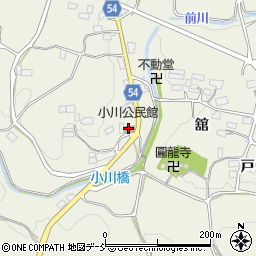 小川公民館周辺の地図