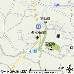 小川公民館周辺の地図