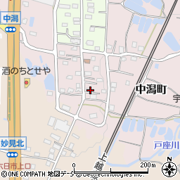 新潟県長岡市中潟町584周辺の地図