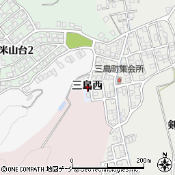 新潟県柏崎市三島西周辺の地図