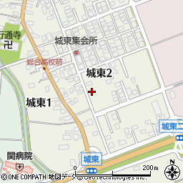 新潟県柏崎市城東周辺の地図