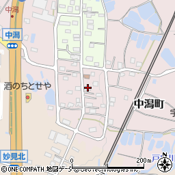 新潟県長岡市中潟町587周辺の地図