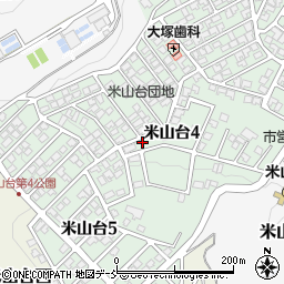 新潟県柏崎市米山台4丁目周辺の地図
