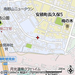 福島県郡山市安積町南長久保2丁目260周辺の地図