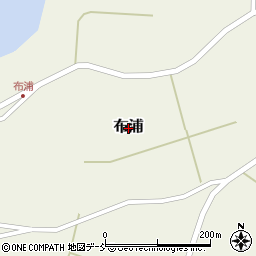 石川県能登町（鳳珠郡）布浦周辺の地図