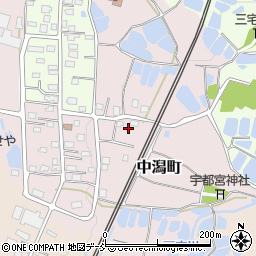 新潟県長岡市中潟町593周辺の地図
