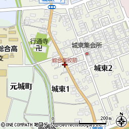 総合高校前周辺の地図