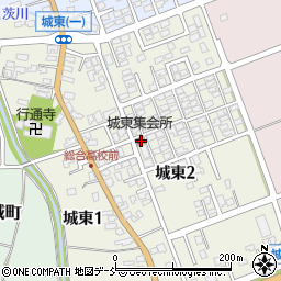 城東集会所周辺の地図