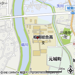 柏崎総合高等学校　教務室周辺の地図
