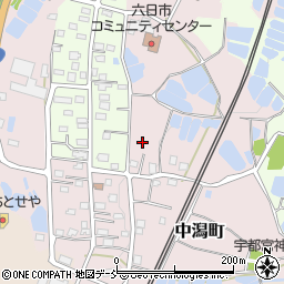 新潟県長岡市中潟町周辺の地図