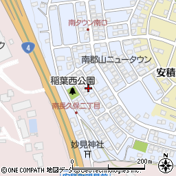 福島県郡山市安積町南長久保2丁目87周辺の地図