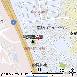 福島県郡山市安積町南長久保2丁目86周辺の地図