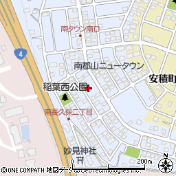 福島県郡山市安積町南長久保2丁目186周辺の地図