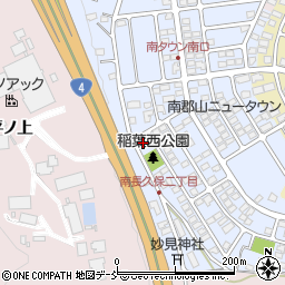 福島県郡山市安積町南長久保2丁目12周辺の地図