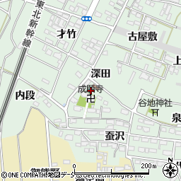 二渡神社周辺の地図