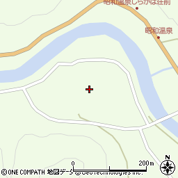 福島県大沼郡昭和村野尻下ノ平周辺の地図