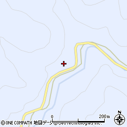 福島県只見町（南会津郡）布沢（一ノ渡戸）周辺の地図