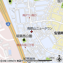 福島県郡山市安積町南長久保2丁目187周辺の地図