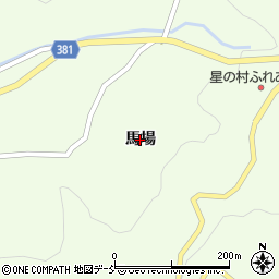 福島県田村市滝根町菅谷（馬場）周辺の地図