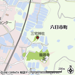 三宅神社周辺の地図